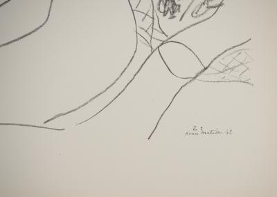 Henri MATISSE : Visage vue profil, Lithographie signée 2