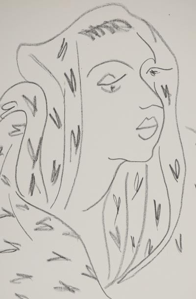 Henri MATISSE : La servante, Lithographie signée 2