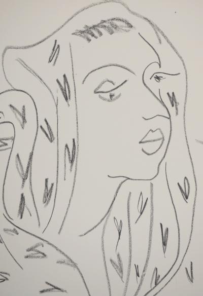 Henri MATISSE : La servante, Lithographie signée 2