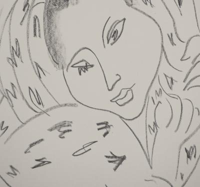 Henri MATISSE : Mère et enfant, Lithographie signée 2