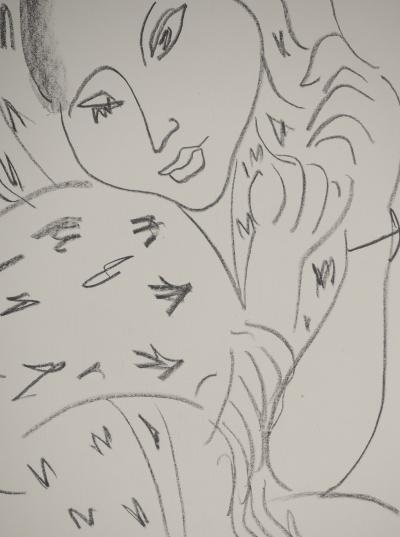 Henri MATISSE : Mère et enfant, Lithographie signée 2