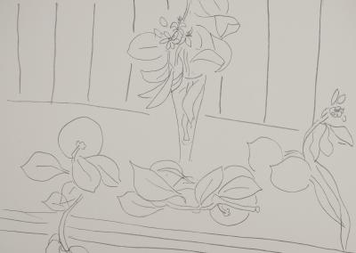 Henri MATISSE : Cueillette du jardin, Lithographie signée 2