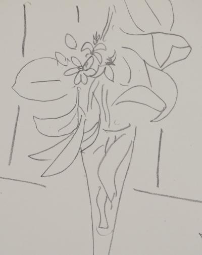 Henri MATISSE : Cueillette du jardin, Lithographie signée 2