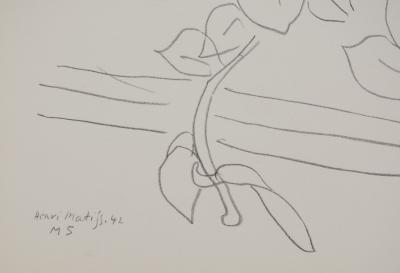 Henri MATISSE : Cueillette du jardin, Lithographie signée 2
