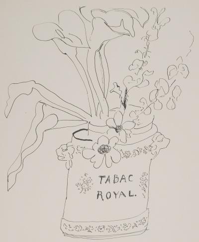 Henri MATISSE : Vase à tabac, Lithographie signée 2