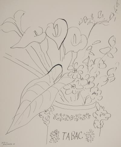 Henri MATISSE : Bouquet de printemps, Lithographie signée 2