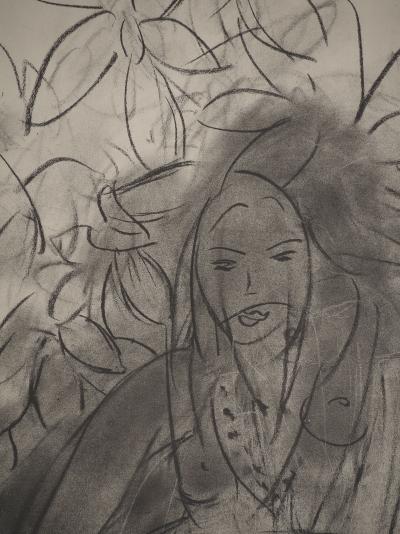 Henri MATISSE : Nu aux fleurs, Lithographie signée 2