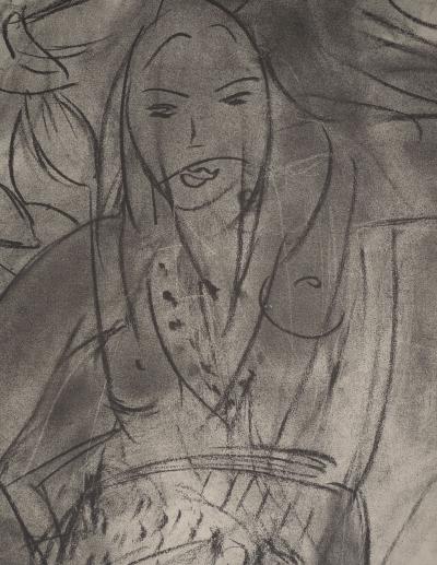 Henri MATISSE : Nu aux fleurs, Lithographie signée 2