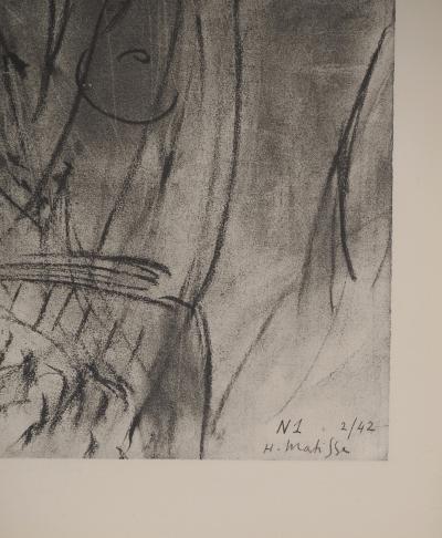 Henri MATISSE : Nu aux fleurs, Lithographie signée 2