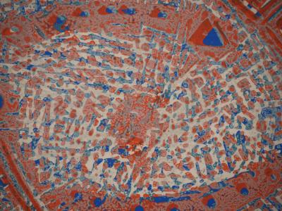 Seund JA RHEE : Cercle de la vie, Gravure sur bois originale signée 2