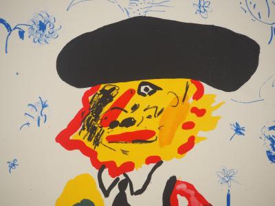 Eduardo ARROYO : Le toréador, Lithographie originale signée 2