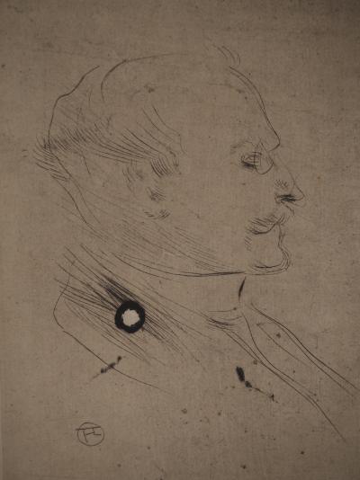 Henri de TOULOUSE LAUTREC : W.H.B. Sands éditeur, Gravure originale signée 2