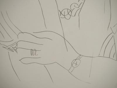 Henri MATISSE : La femme pensante, Lithographie signée 2