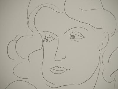 Henri MATISSE : La femme pensante, Lithographie signée 2
