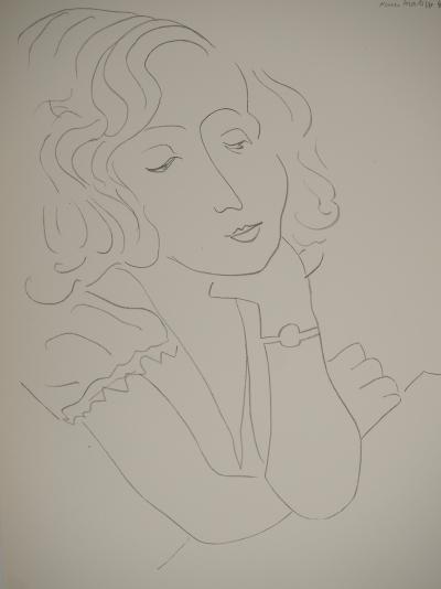 Henri MATISSE : La patience féminine, Lithographie signée 2