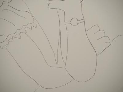 Henri MATISSE : La patience féminine, Lithographie signée 2