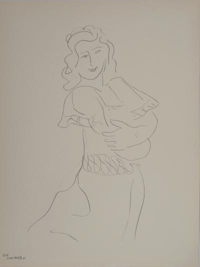 Henri MATISSE : La danseuse, Lithographie signée 2