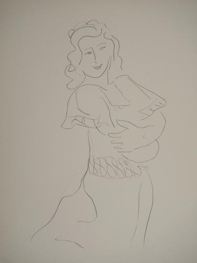 Henri MATISSE : La danseuse, Lithographie signée 2
