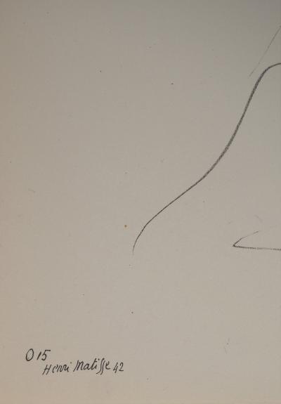 Henri MATISSE : La danseuse, Lithographie signée 2