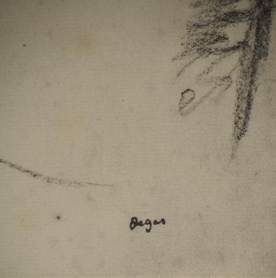 Edgar DEGAS : Femme sortant du bain, Lithographie et pochoir signée 2