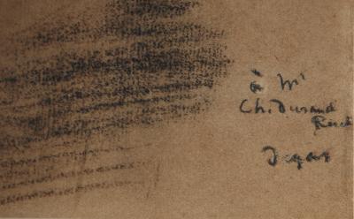Edgar DEGAS : Ballerine ajustant ses chaussons, Lithographie et pochoir signée 2