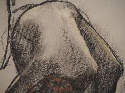 Edgar DEGAS : Etude d’une ballerine nue, Lithographie et pochoir signée 2