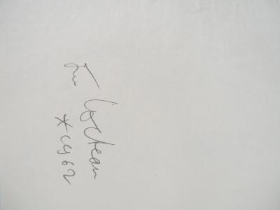 Raymond MORETTI et Jean COCTEAU : Les amoureux, Lithographie originale signée 2