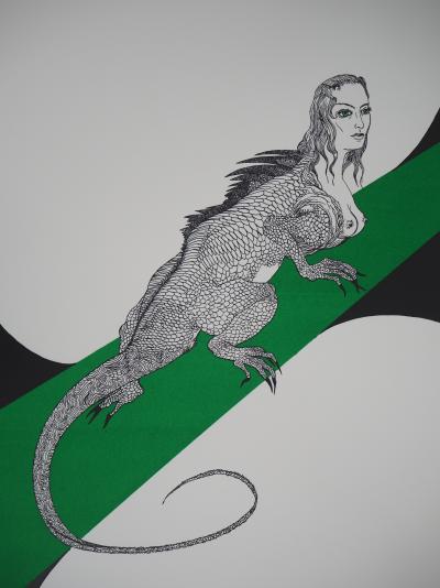 Félix LABISSE : La Guivre-Guénégote, Lithographie originale, signée 2