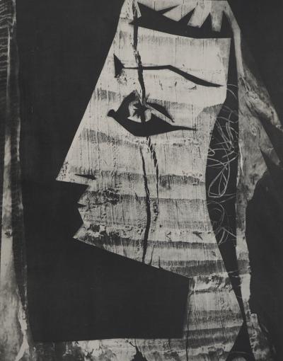 Pablo PICASSO : Diurnes, Jacqueline au regard d’oiseau, Phototypie originale 2