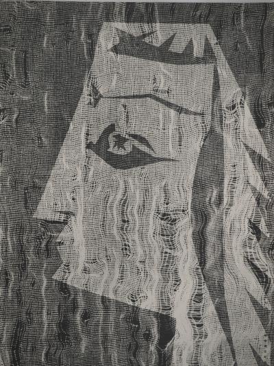 Pablo PICASSO : Diurnes, Jacqueline à l’étamine, Phototypie originale 2