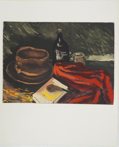 Maurice DE VLAMINCK : Rive gauche, Coin d’atelier, Gravure originale, signée 2