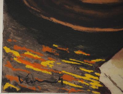 Maurice DE VLAMINCK : Rive gauche, Coin d’atelier, Gravure originale, signée 2