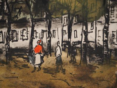 Maurice DE VLAMINCK : Rive gauche, A Grenelle, Gravure originale, signée 2