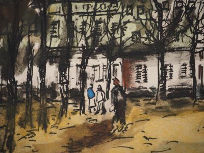 Maurice DE VLAMINCK : Rive gauche, A Grenelle, Gravure originale, signée 2
