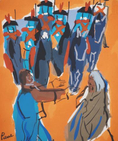 Pierre AMBROGIANI : La disparition de Don José, Lithographie originale signée 2