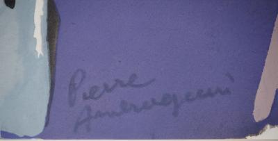 Pierre AMBROGIANI : Balade nocturne, Lithographie originale signée 2
