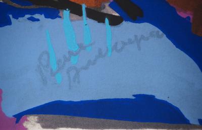 Pierre AMBROGIANI: Tragic visit, Original signed lithograph 2