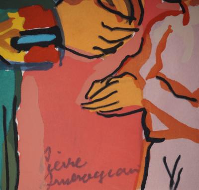 Pierre AMBROGIANI : La récompense, Lithographie originale signée 2