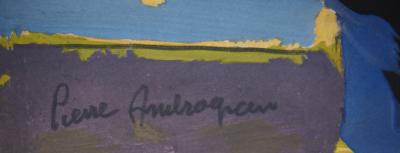 Pierre AMBROGIANI : Trahison, Lithographie originale signée 2