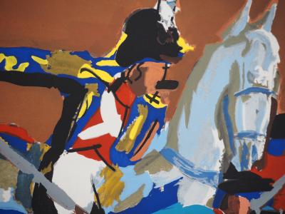 Pierre AMBROGIANI : Colonel napoléonien, Lithographie originale signée 2