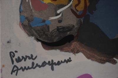 Pierre AMBROGIANI : La veillée des pleureuses, Lithographie originale signée 2