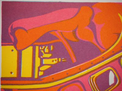 Maurice HENRY : Mécanisme situationniste, Lithographie originale 2