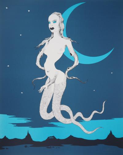 Félix LABISSE : La sangsue, Lithographie originale, signée 2