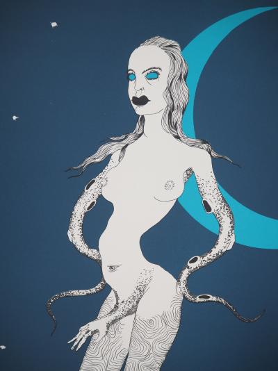 Félix LABISSE : La sangsue, Lithographie originale, signée 2