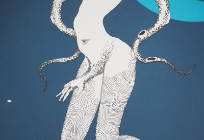 Félix LABISSE : La sangsue, Lithographie originale, signée 2