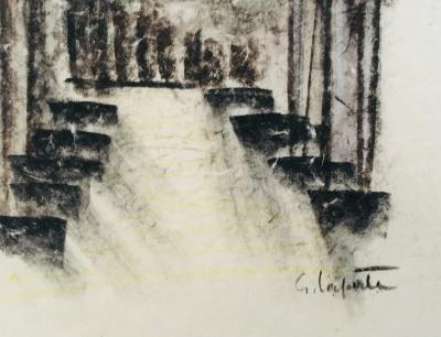 Georges LAPORTE - Rosace, 1969 - Pastel original signé 2