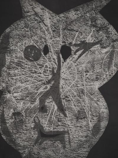 Pablo PICASSO : Diurnes, Masque au coeur, Phototypie originale 2