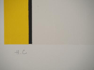 Piet MONDRIAN : Composition III en rouge, bleu et jaune - Lithographie signée 2