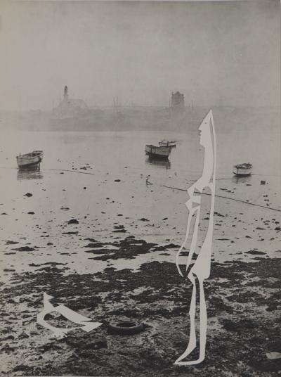 Pablo PICASSO: Diurnes, Woman by the Sea, Original Phototype 2