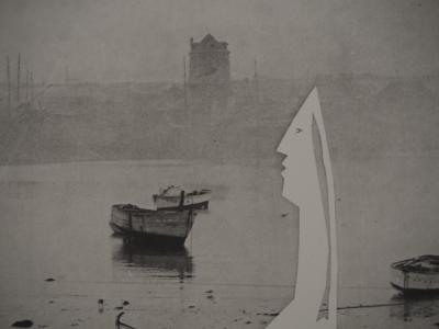 Pablo PICASSO: Diurnes, Woman by the Sea, Original Phototype 2
